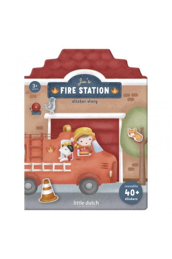 Little Dutch uzlīmju grāmata 'Jim &Friends' LD126794