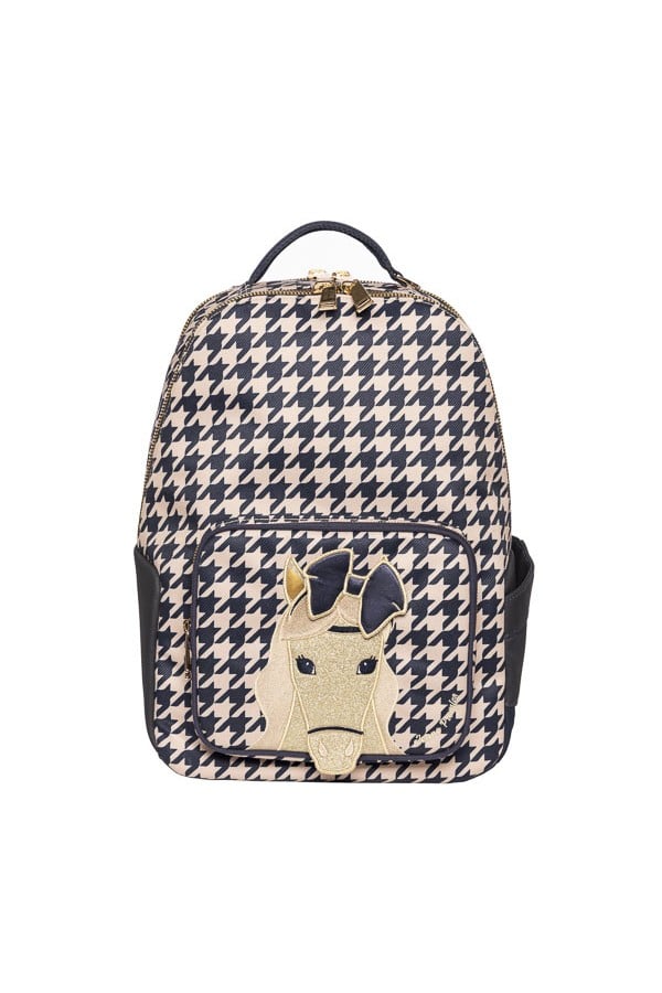Mugursoma "Houndstooth Horse Bo224212
