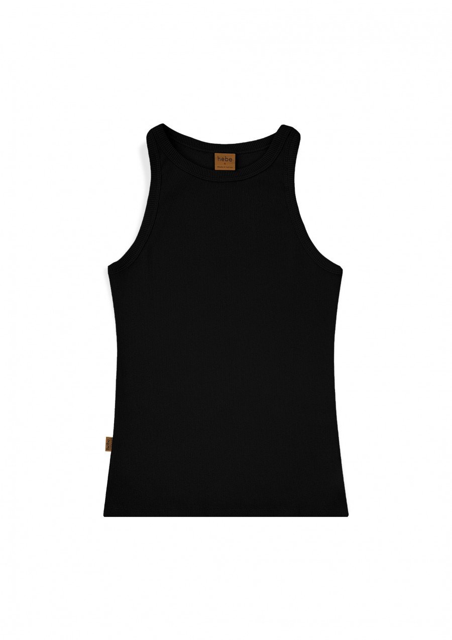 Tops rievots bez piedurknēm melns 0029_S25390