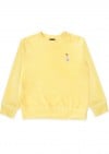 Džemperis dzeltens ar izšuvumu, sieviešu SS24358