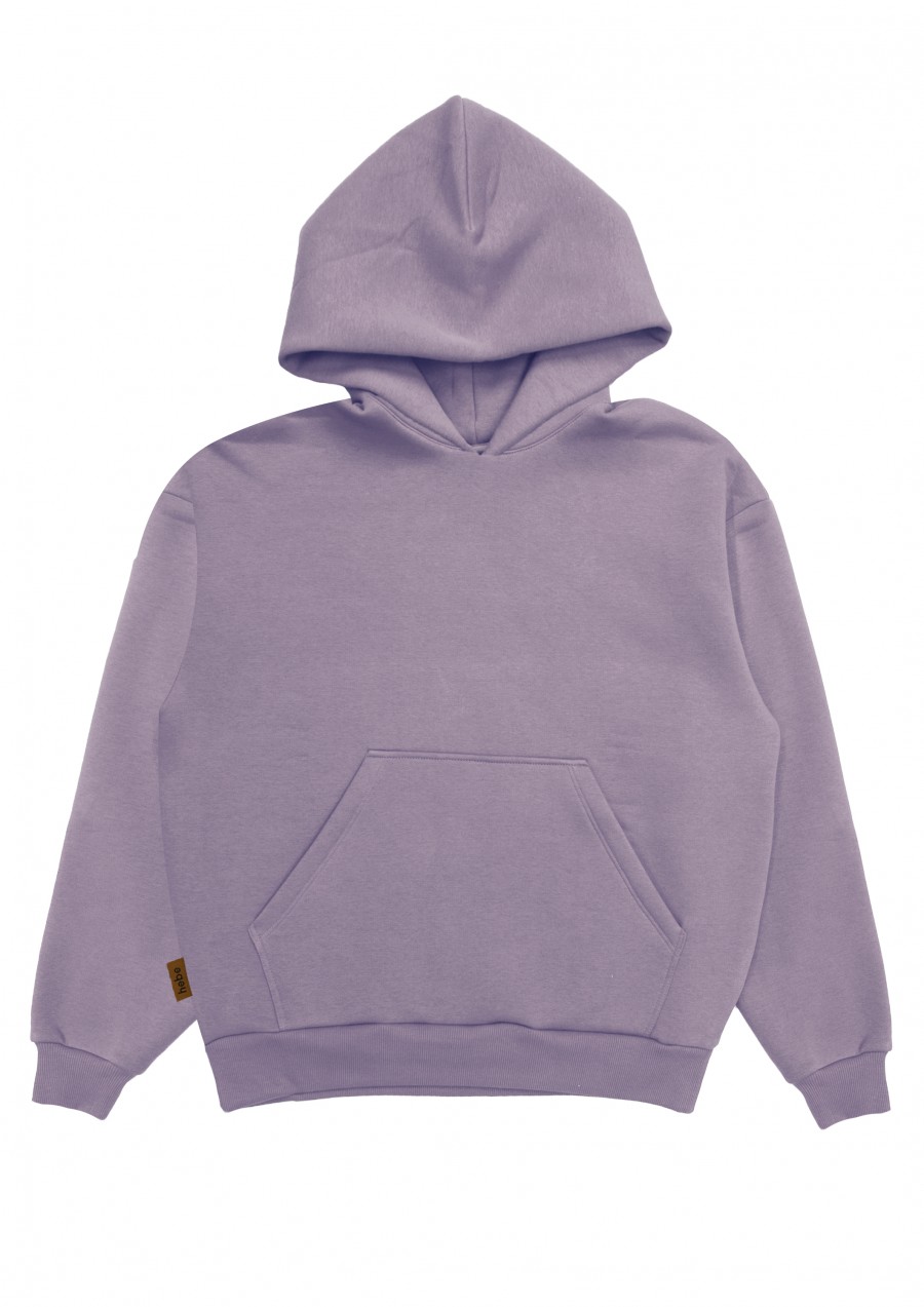 Džemperis ar kapuci violets pieaugušo SS24420