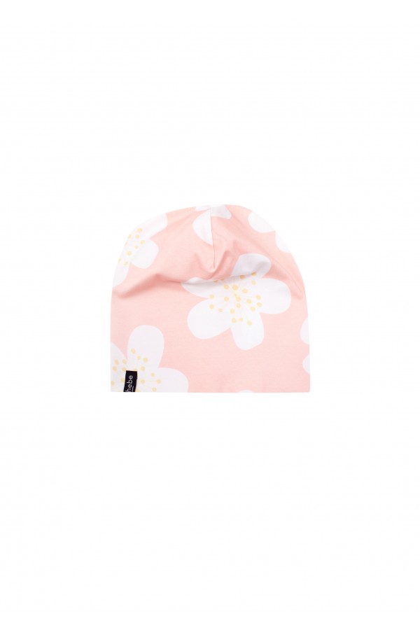 Cepure rozā ar lielo ziedu apdruku SS24494