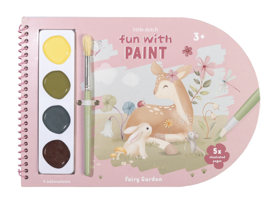 Little Dutch krāsojamā grāmata ´Fairy Garden´ LD126558