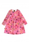 Kleita rozā ar augļu apdruku F25321