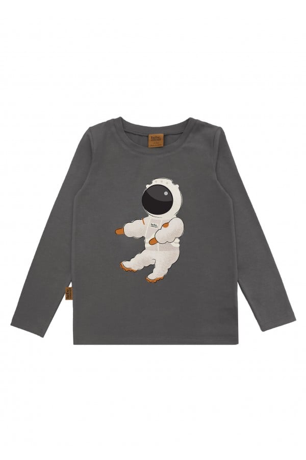 Tops pelēks ar astronauta druku FW24262