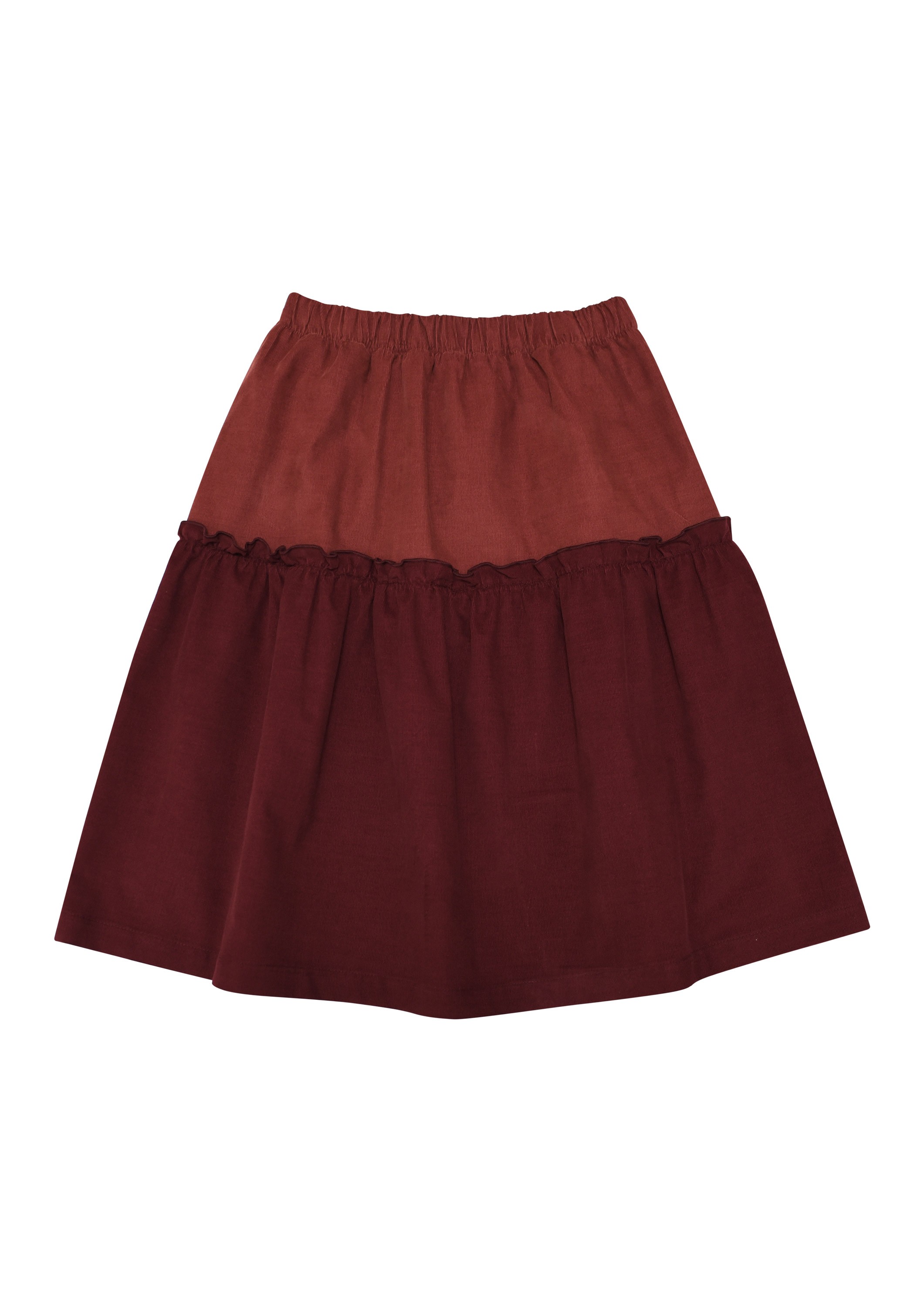 Curduroy skirt bordo | HEBE