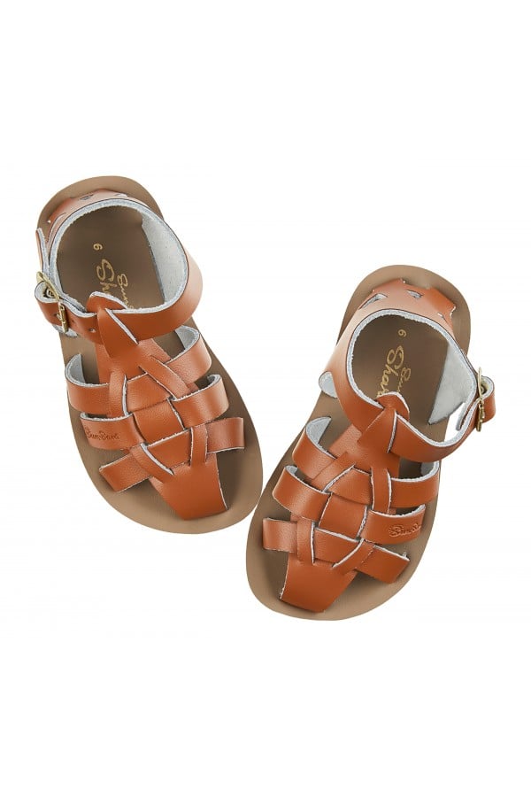 Leather sandal Saltwater Red size 35 EU in Leather - 36654954