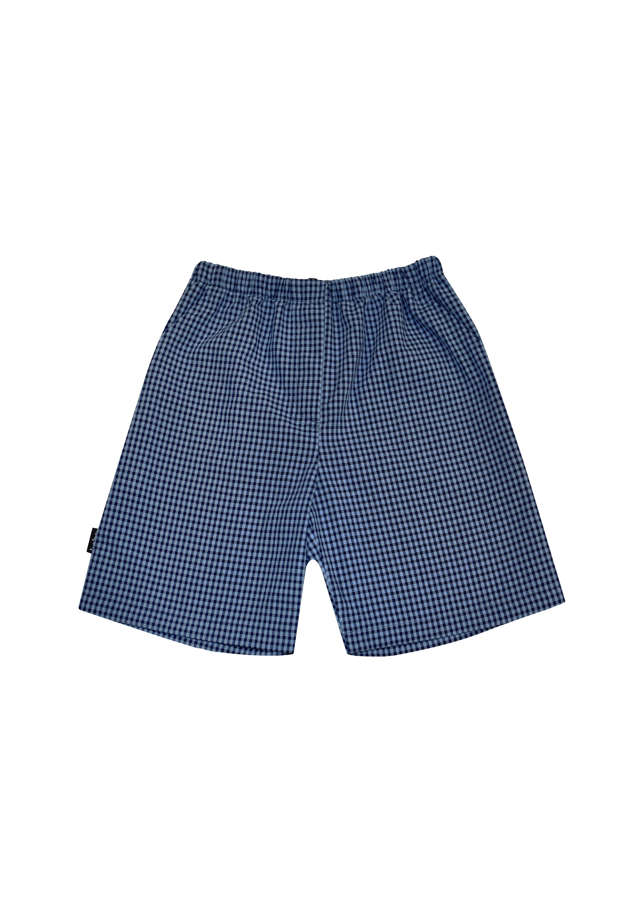 Shorts blue checkered, for boys | HEBE