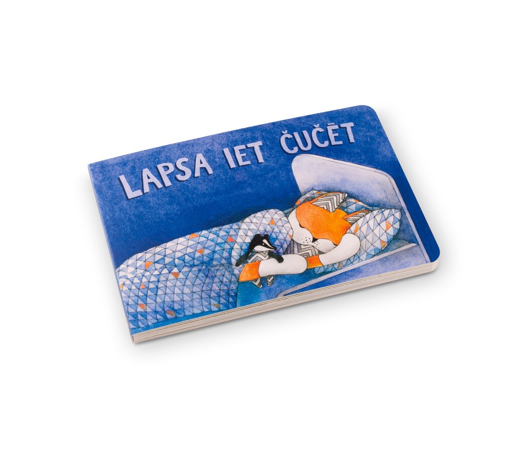 Cardboard picture book Lapsa iet čučēt HEBE