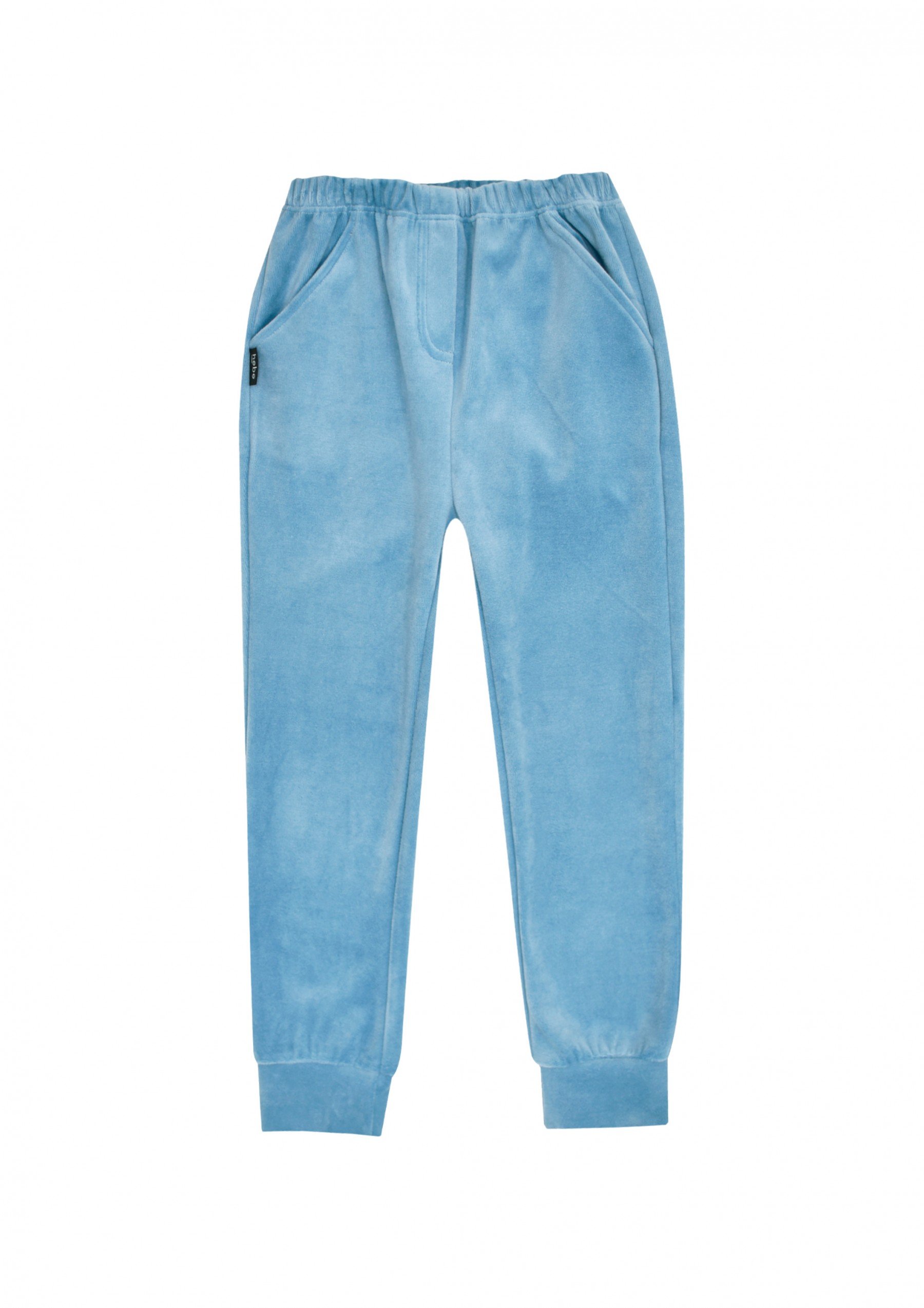 light blue velvet pants