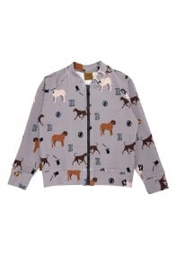 Dog print hot sale jacket